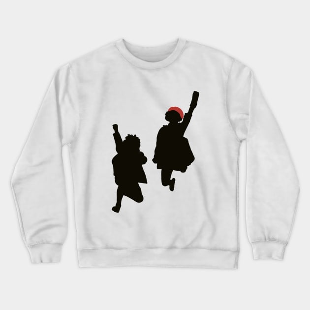 Matilda Revolting Children Red Beret Girl and Bruce Crewneck Sweatshirt by TheTreasureStash